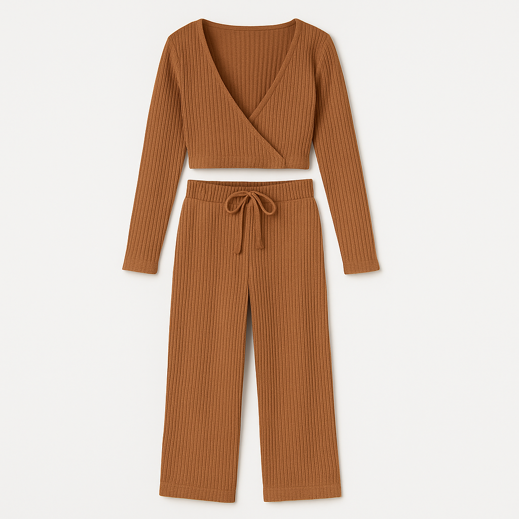 Radiant Ribbed Lounge Set