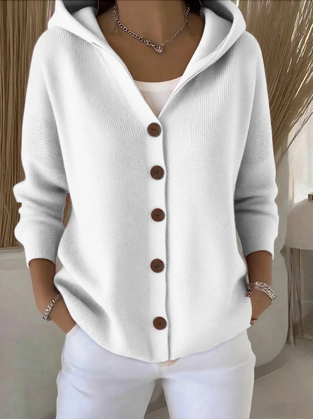 Soft Glow Hooded Knit
